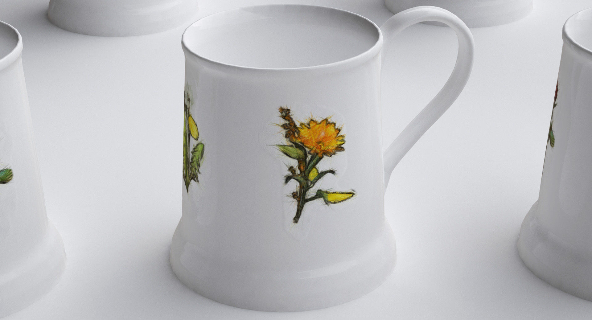 Cup with clean and dirty textures  3D model_1
