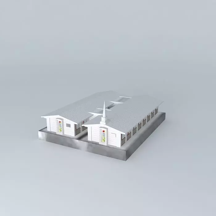 Reunion LDS.Centro Mormon Chapel in Guatemala, 2 Free 3D model
