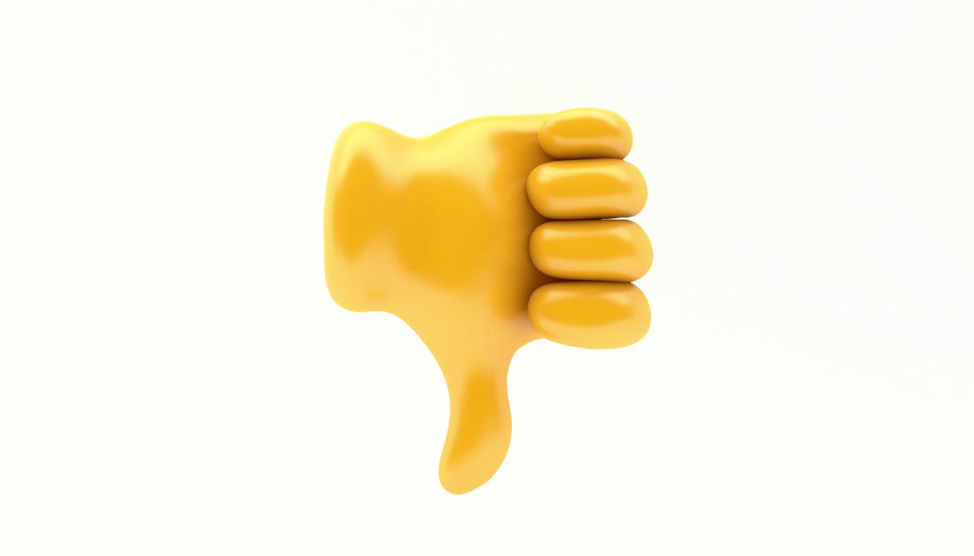 hands emoji megapack Low-poly 3D model_26