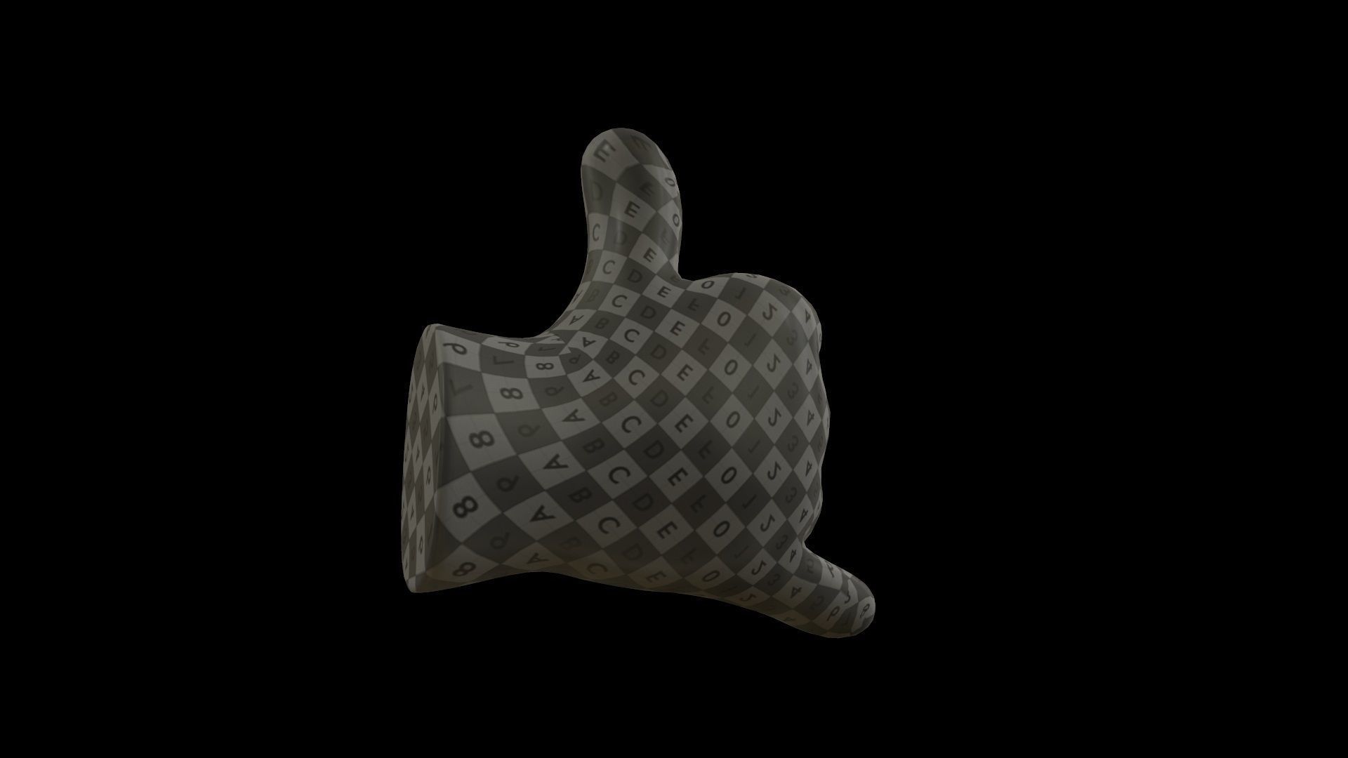 hands emoji megapack Low-poly 3D model_64