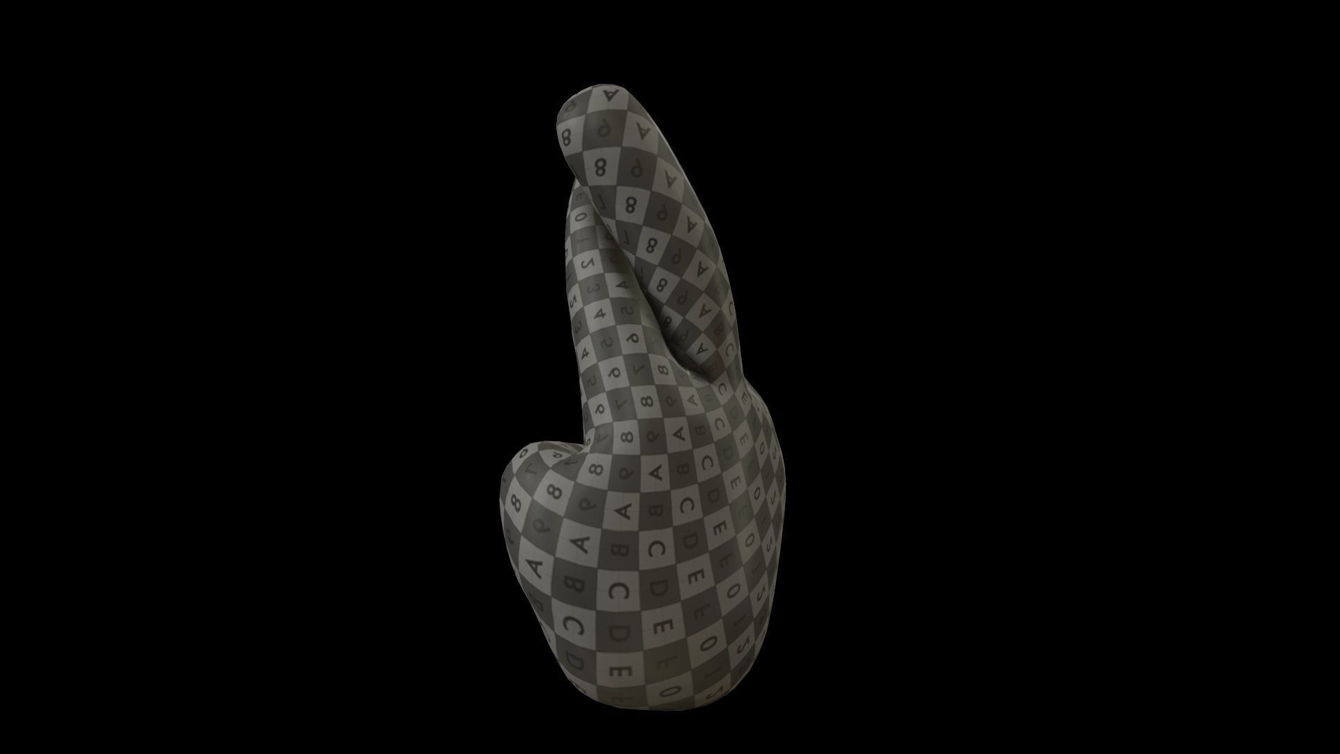 hands emoji megapack Low-poly 3D model_44