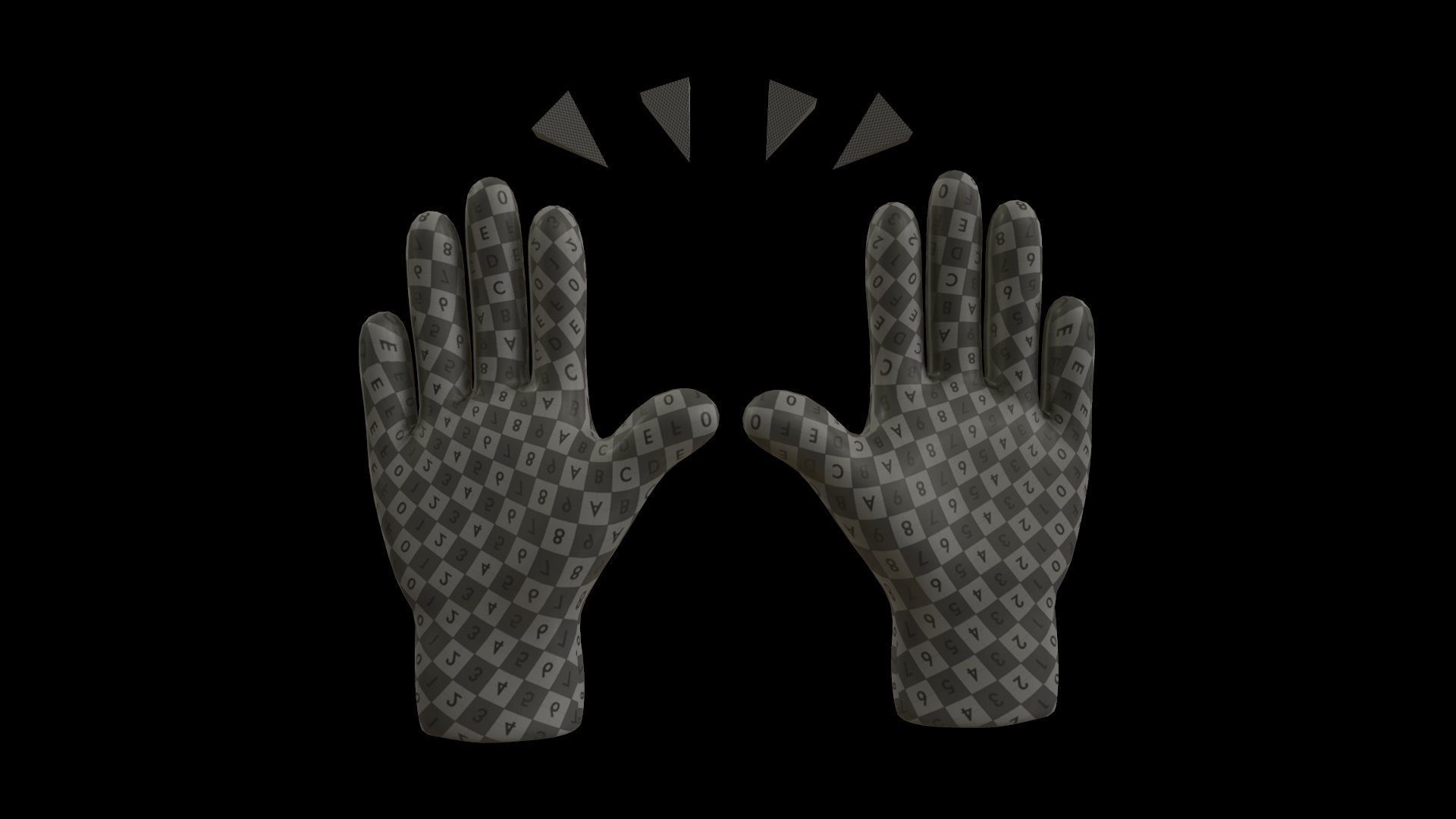 hands emoji megapack Low-poly 3D model_76