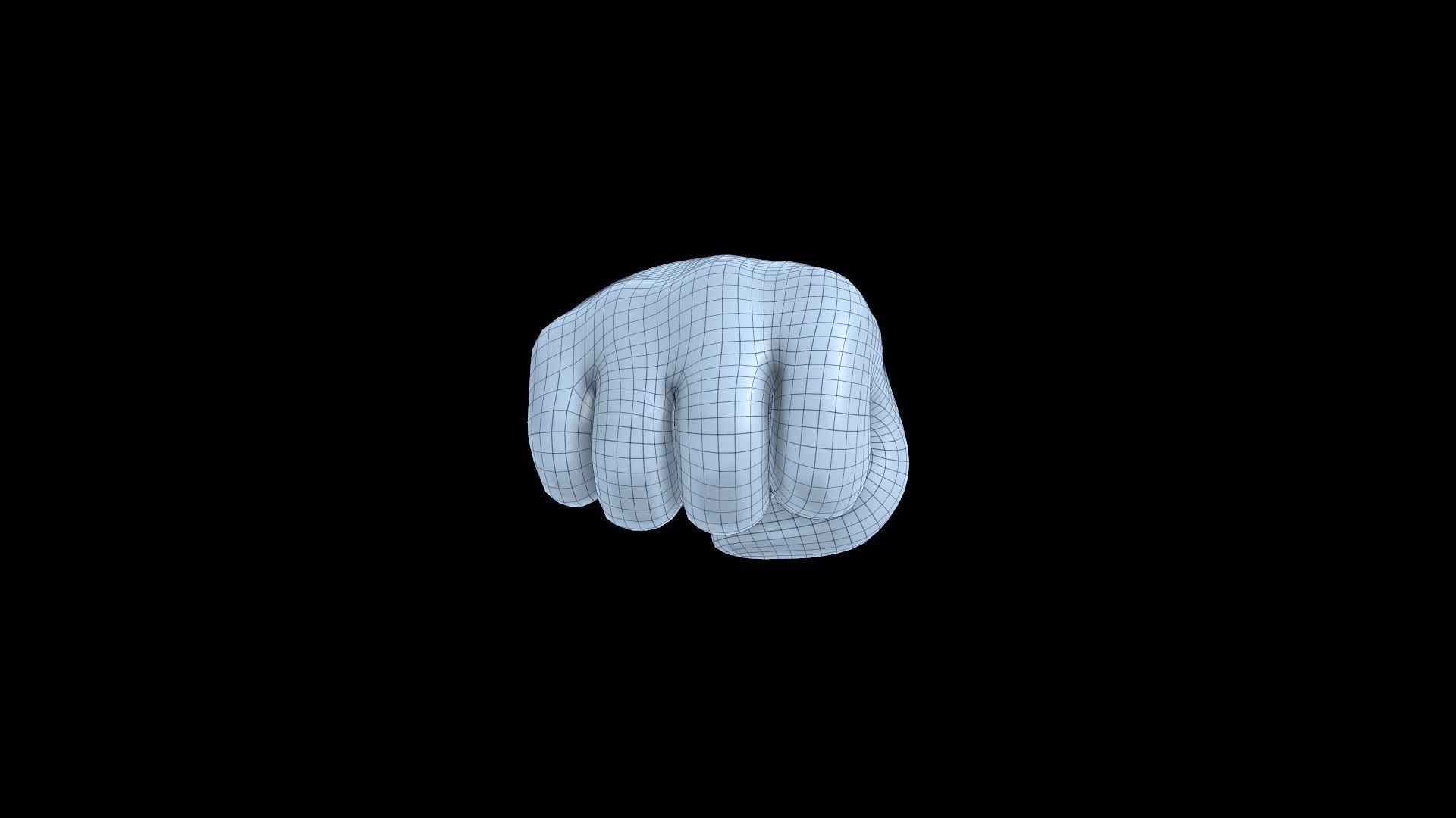 hands emoji megapack Low-poly 3D model_35