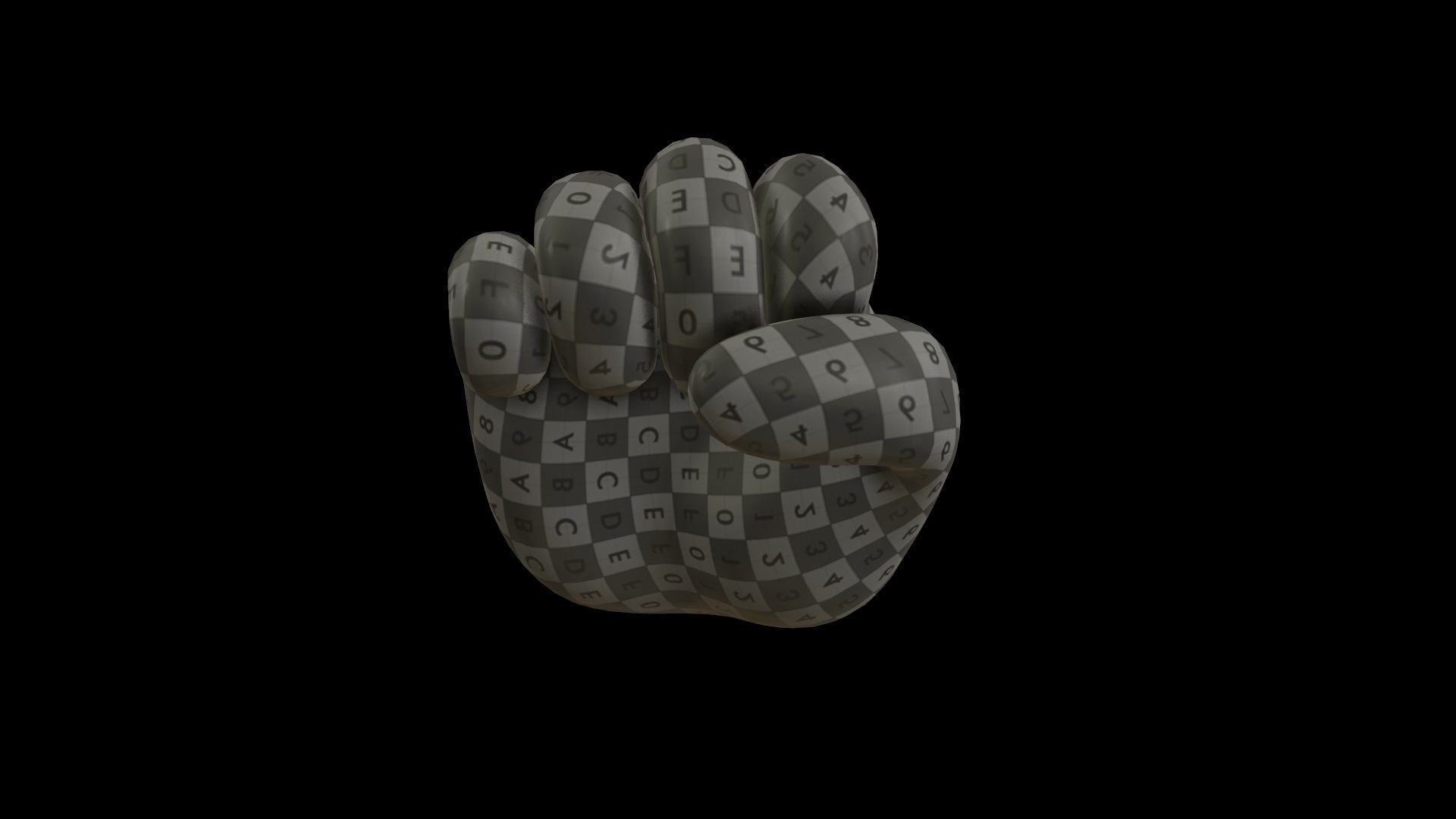 hands emoji megapack Low-poly 3D model_74