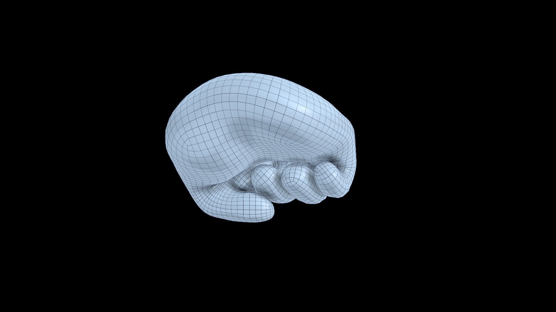 hands emoji megapack Low-poly 3D model_36