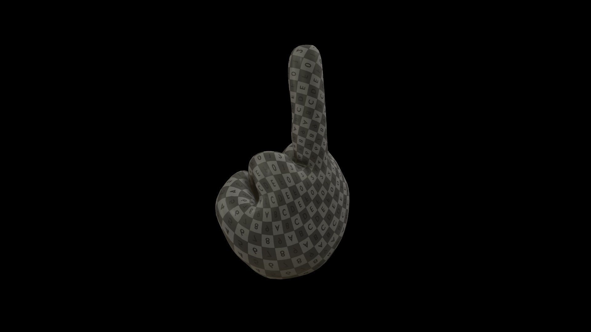 hands emoji megapack Low-poly 3D model_66