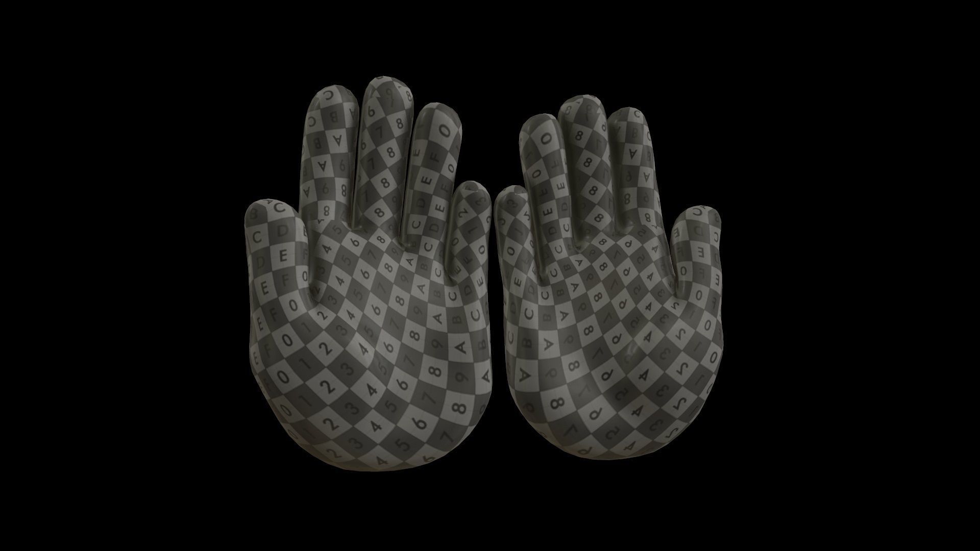 hands emoji megapack Low-poly 3D model_75