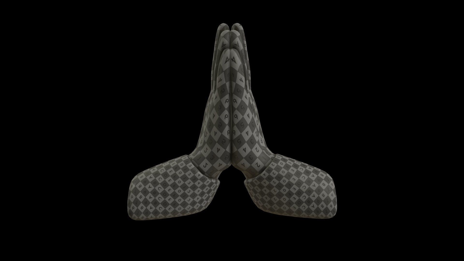 hands emoji megapack Low-poly 3D model_79