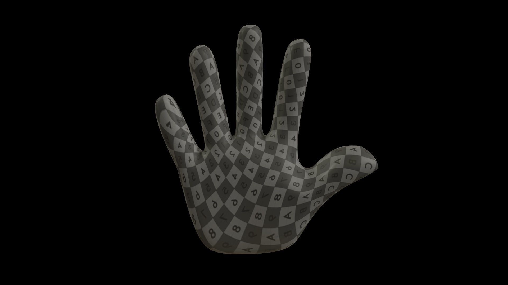 hands emoji megapack Low-poly 3D model_51
