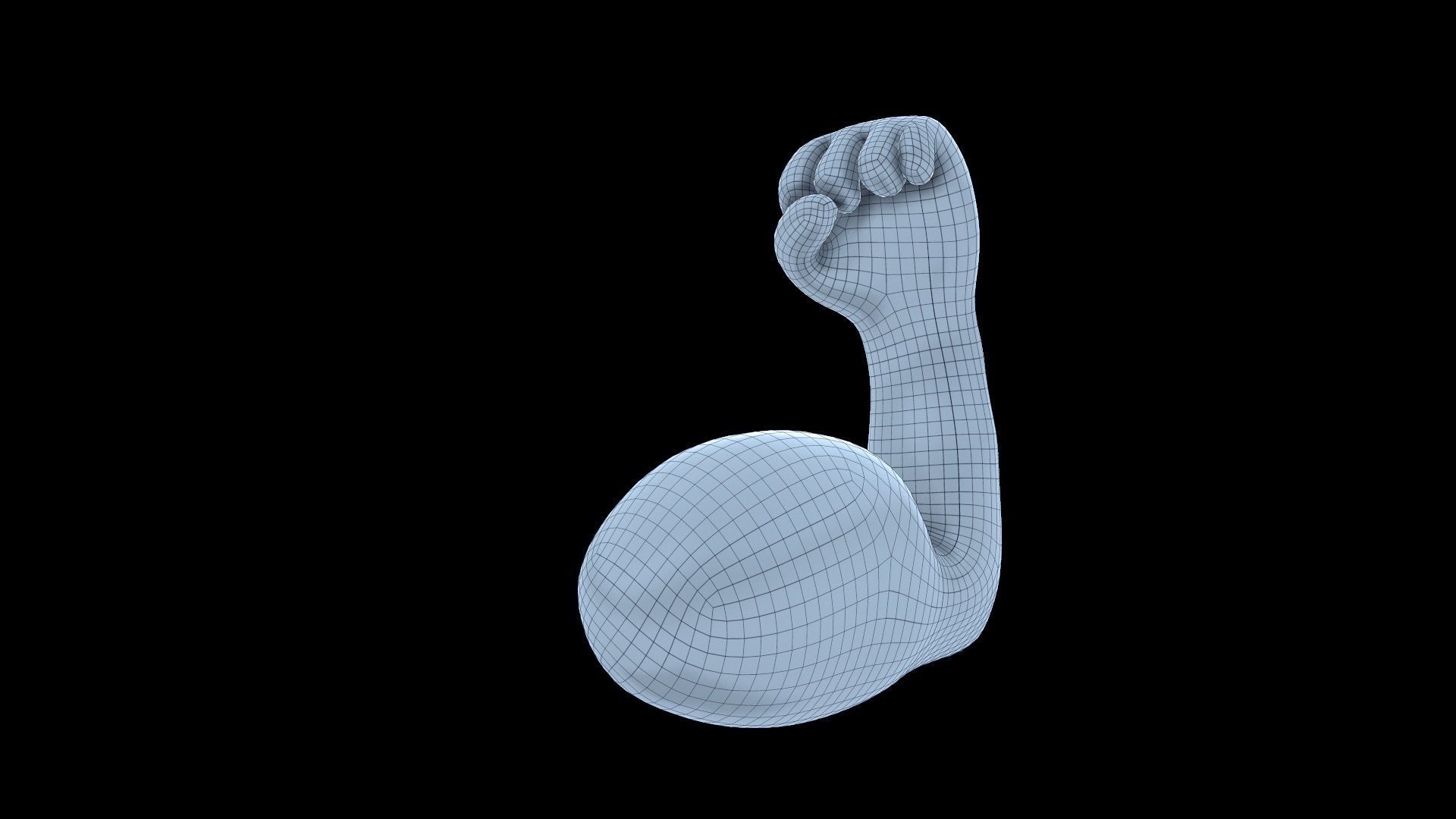 hands emoji megapack Low-poly 3D model_38