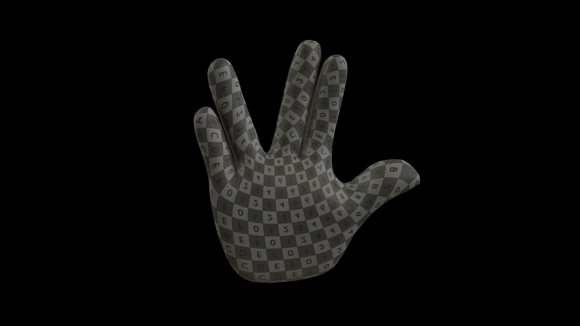 hands emoji megapack Low-poly 3D model_62