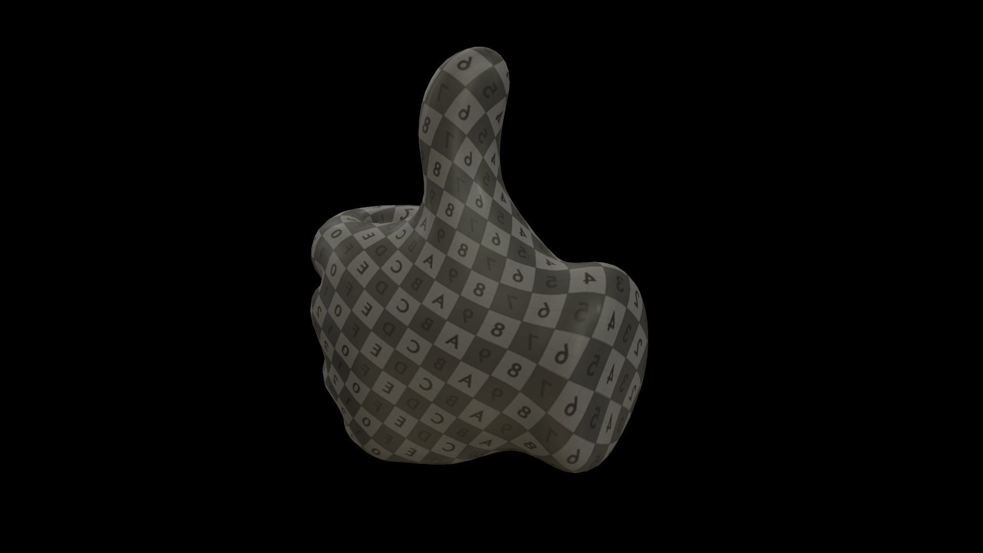 hands emoji megapack Low-poly 3D model_60