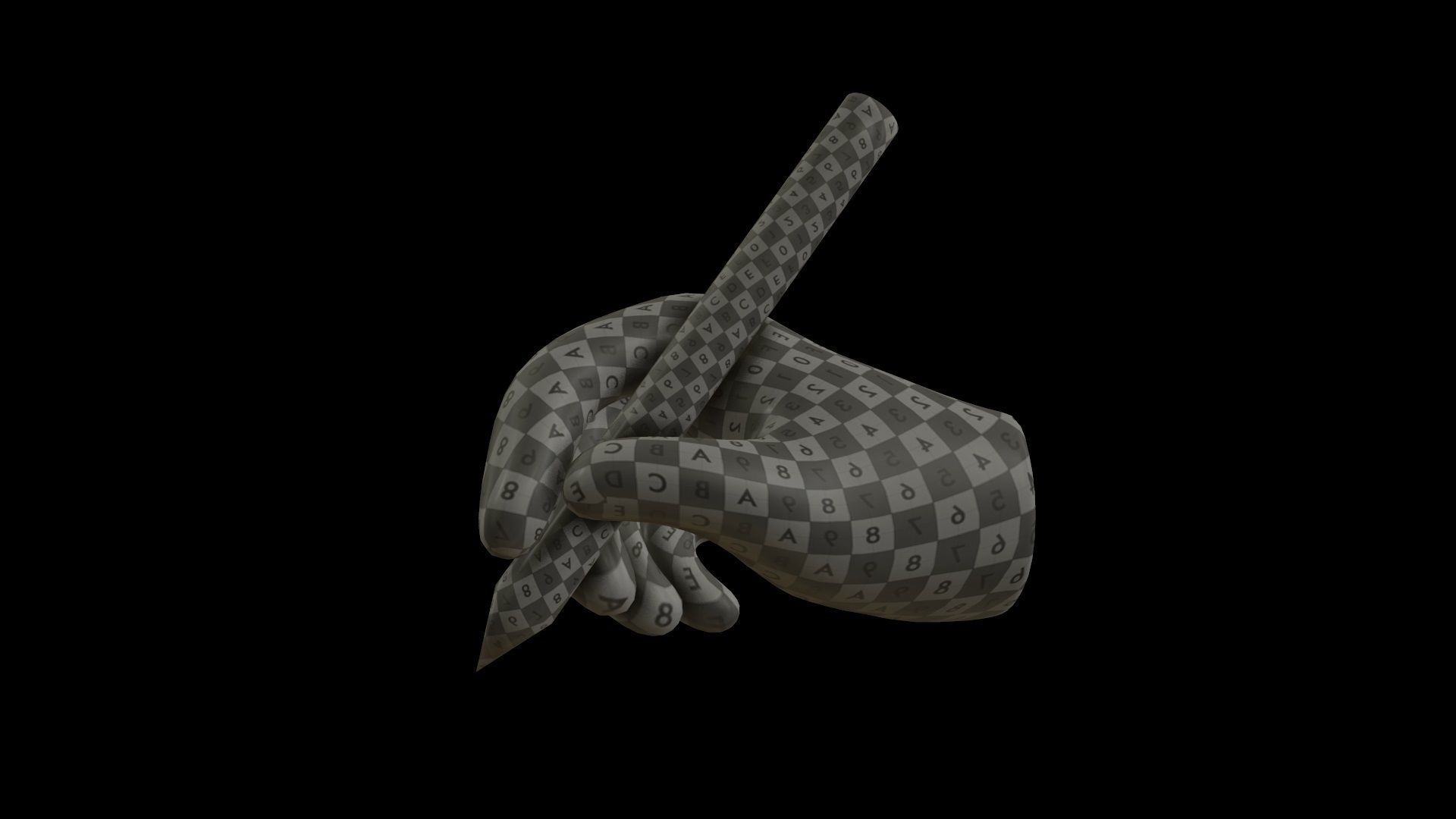 hands emoji megapack Low-poly 3D model_77