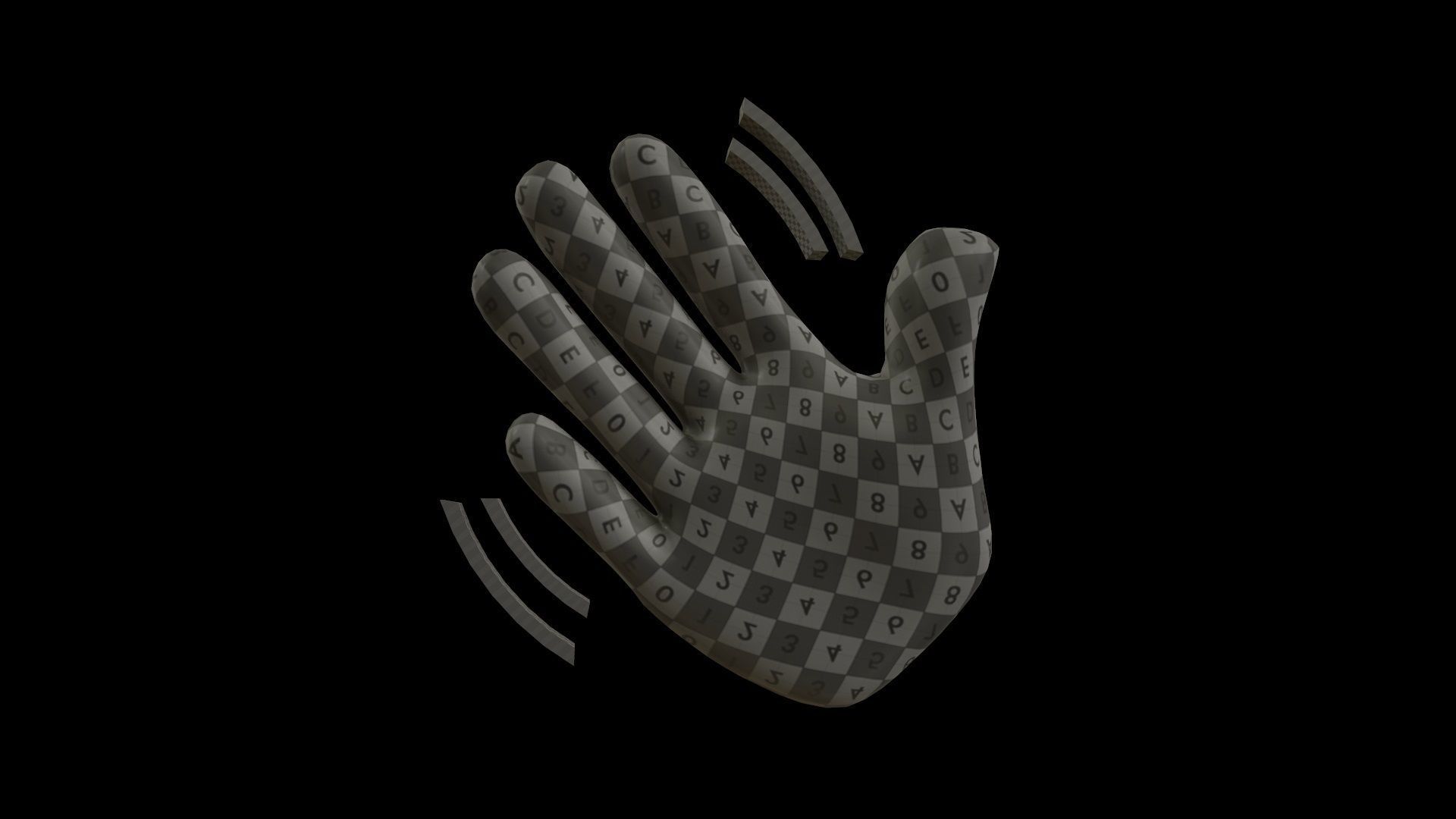 hands emoji megapack Low-poly 3D model_61