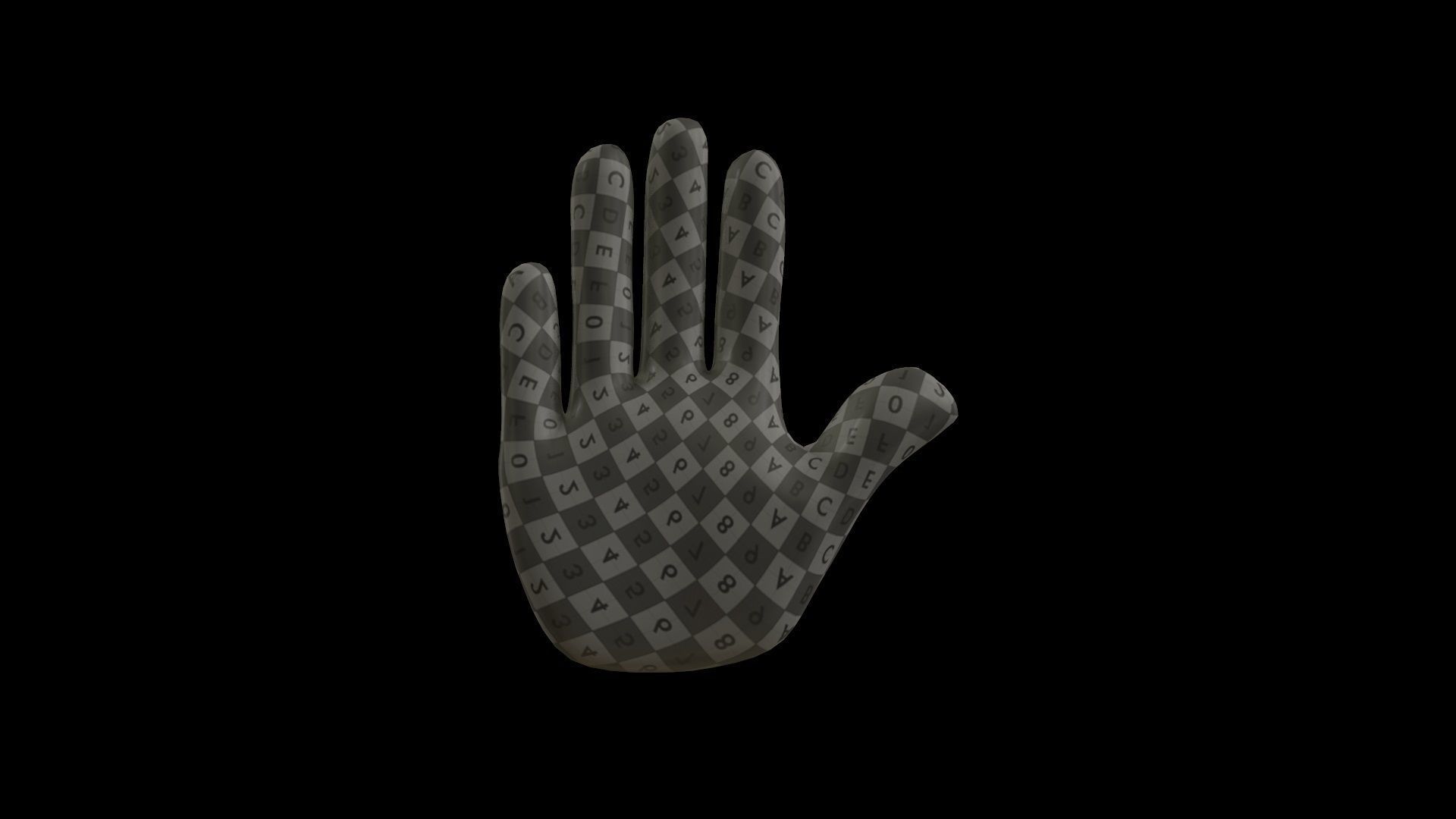 hands emoji megapack Low-poly 3D model_48