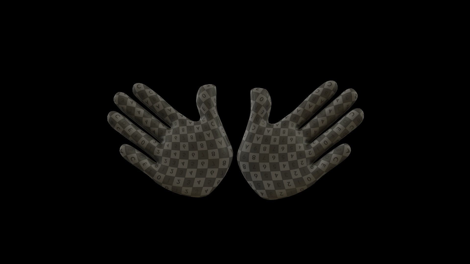 hands emoji megapack Low-poly 3D model_69
