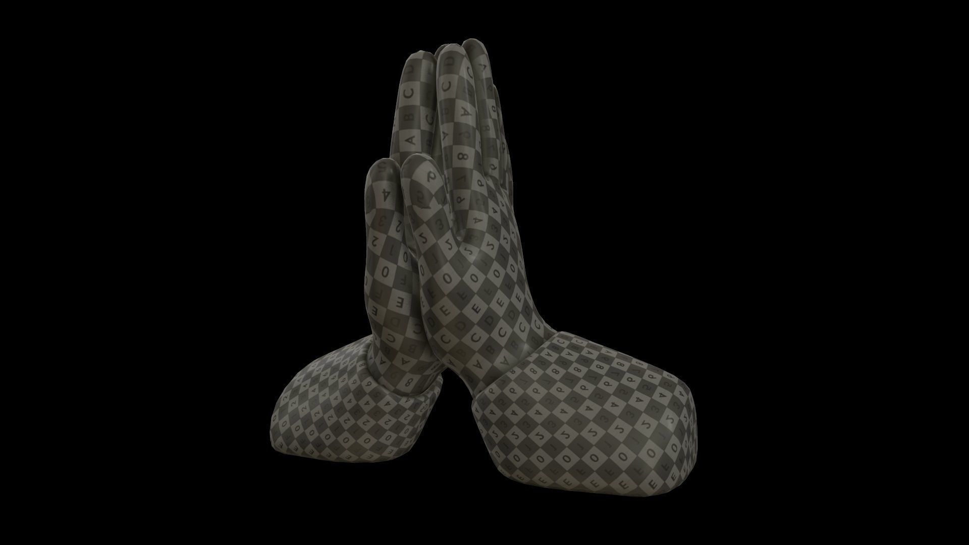 hands emoji megapack Low-poly 3D model_71