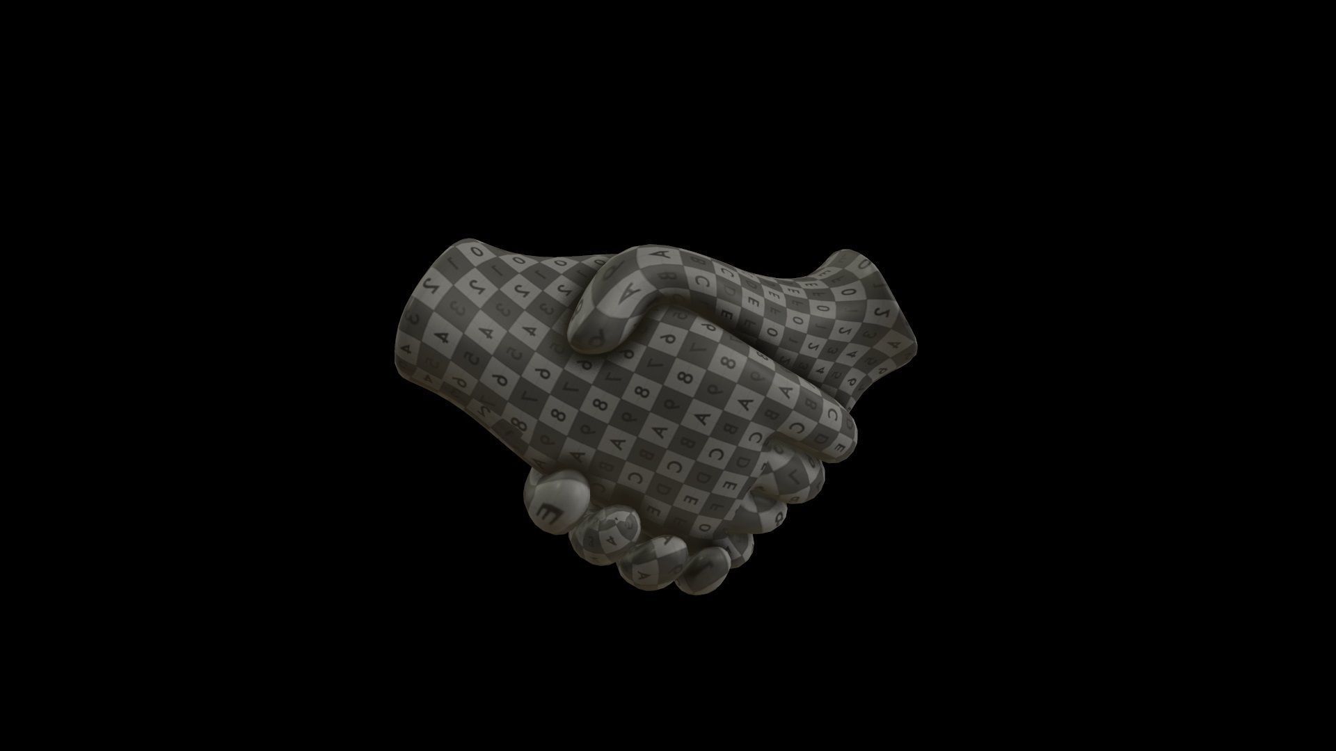 hands emoji megapack Low-poly 3D model_87