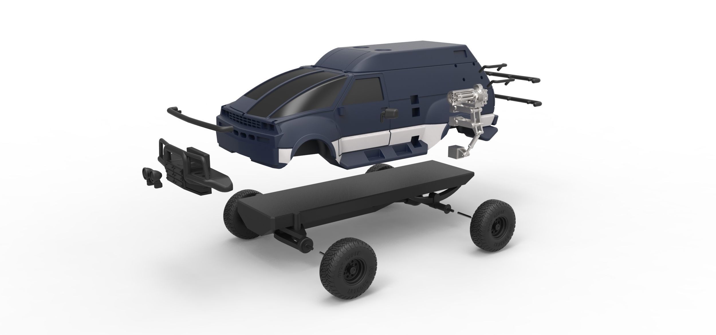 RV from Hell from Tango and Cash Scale 1 to 24 3D print model_15