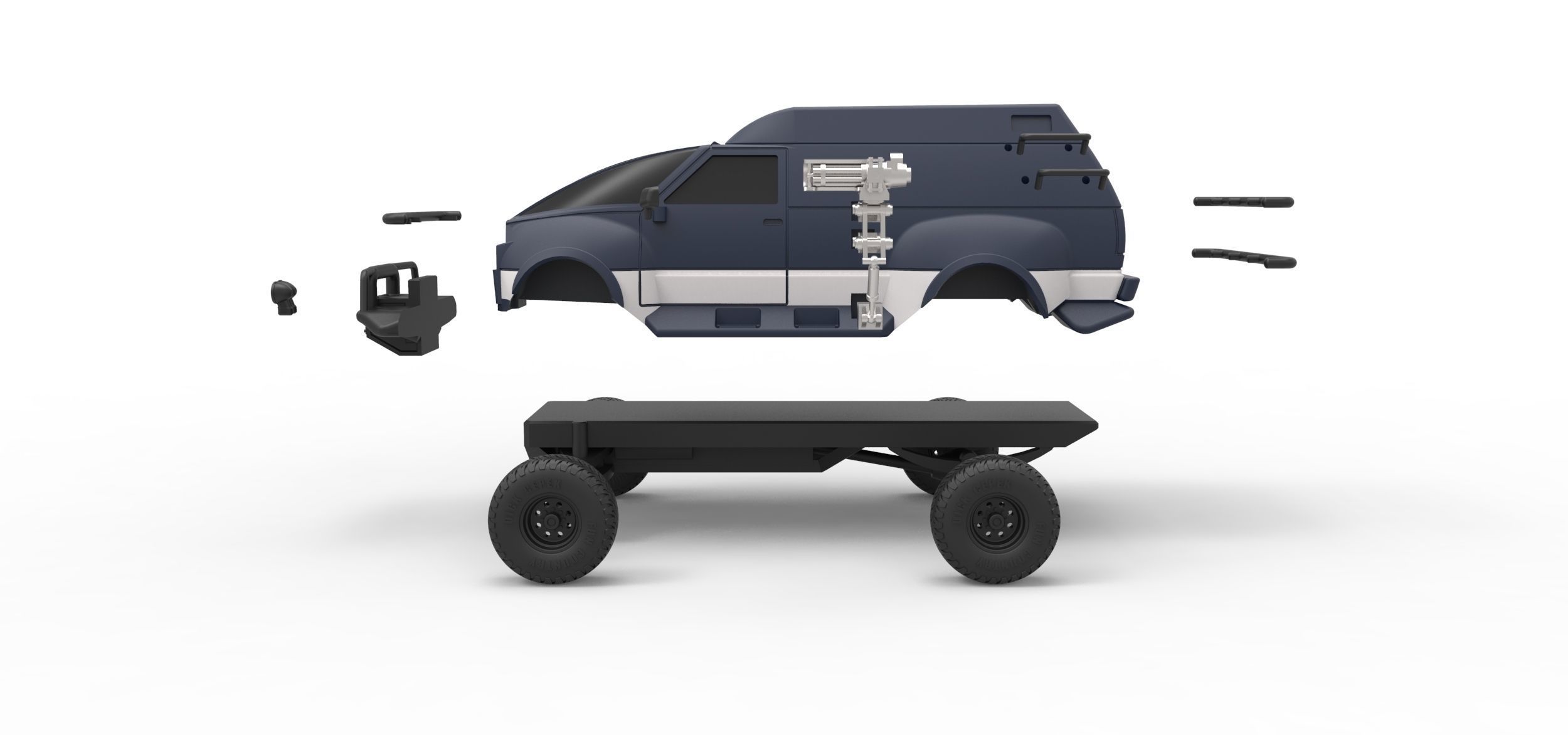 RV from Hell from Tango and Cash Scale 1 to 24 3D print model_17