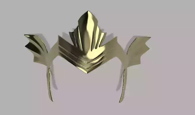 Mera Crown and Bracers Comic Book Version 3D print model