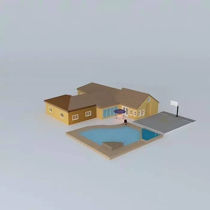 House of Family Success. Free 3D model