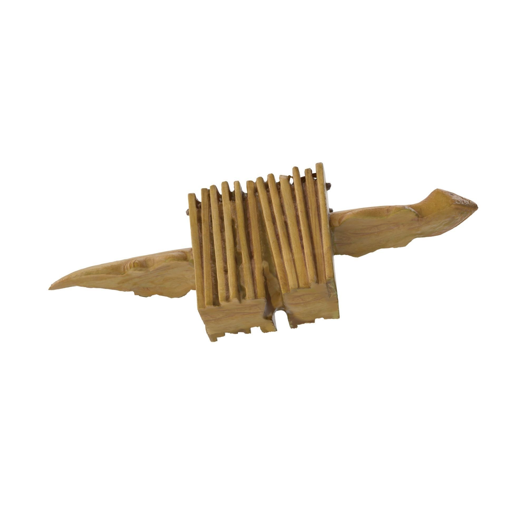 Wooden Toy 01 - High and Low Poly Versions 3D model_16