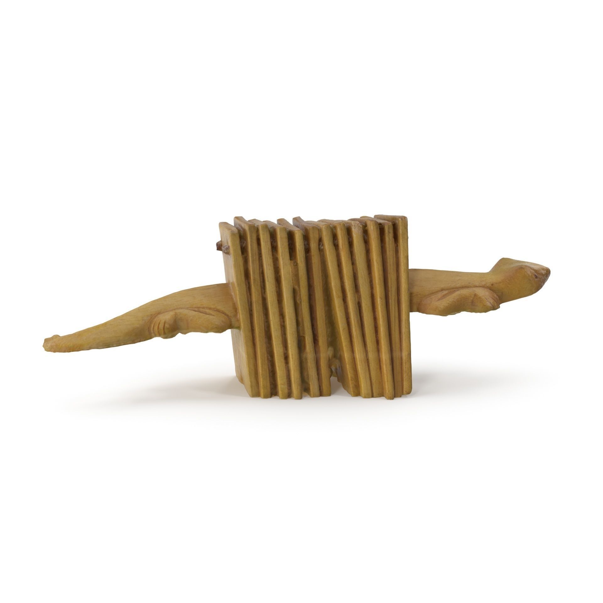 Wooden Toy 01 - High and Low Poly Versions 3D model_14