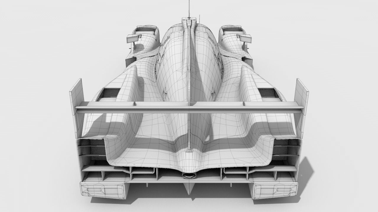 Oreca 07 G-Drive Racing Low-poly 3D model_4