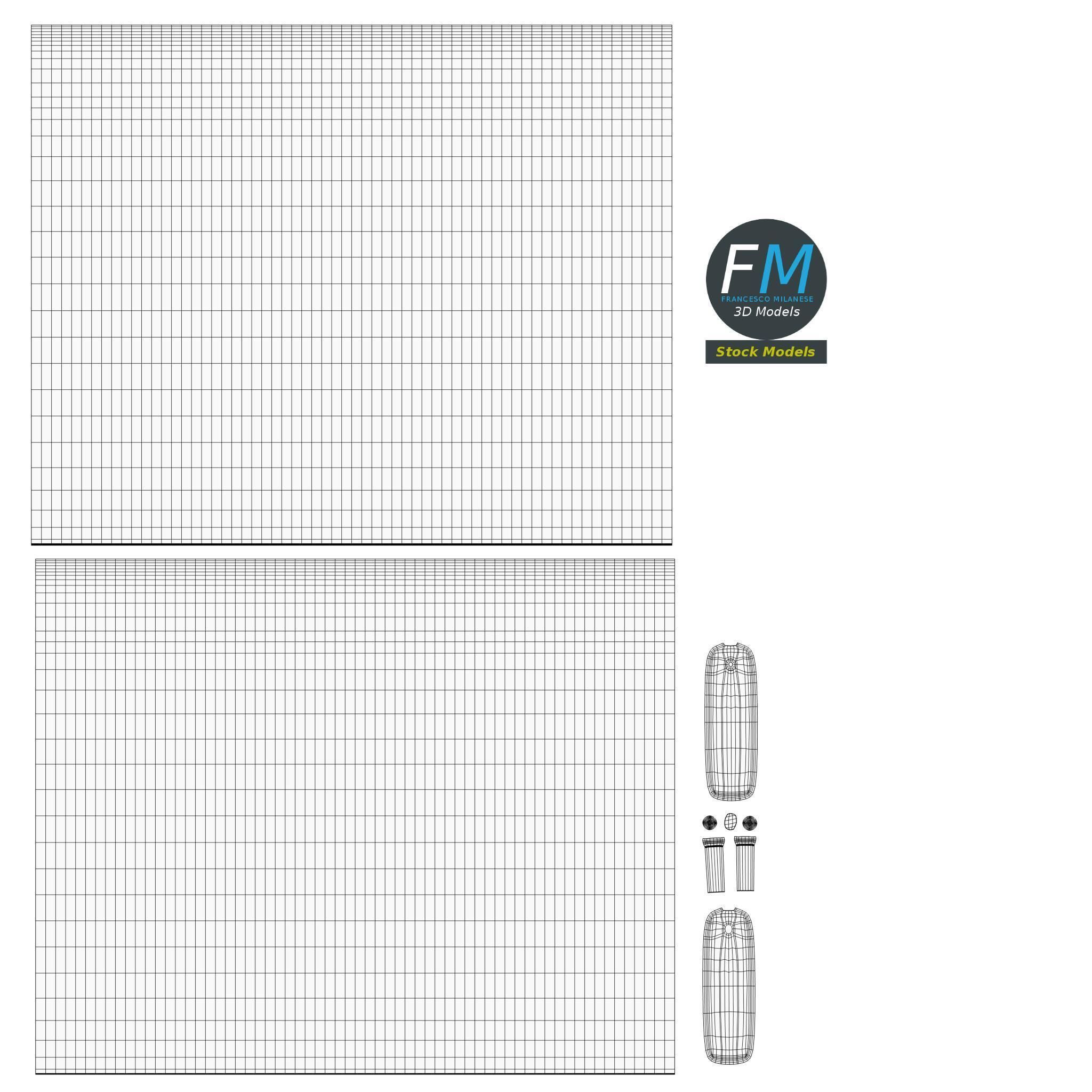 Candle light bulb 3D model_11