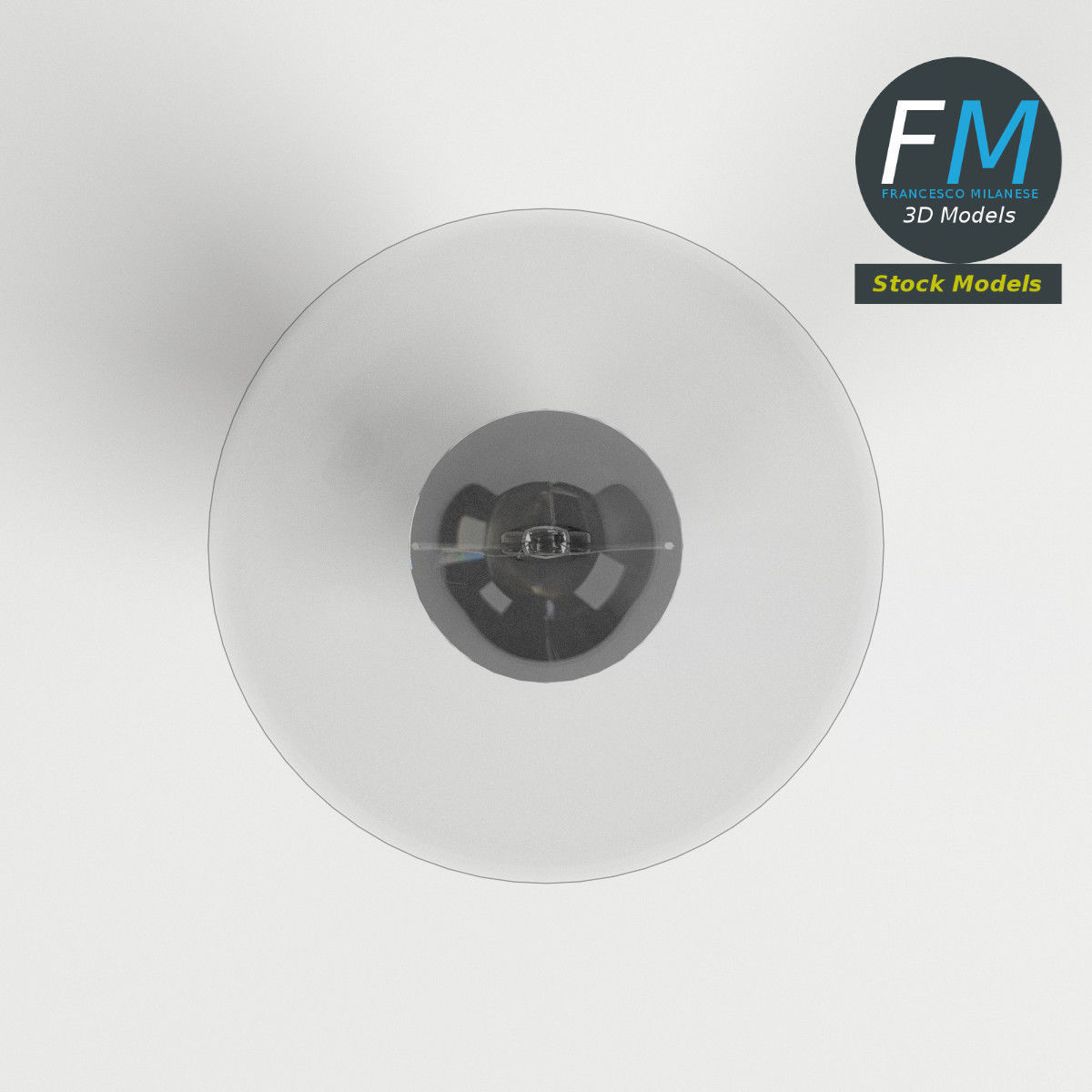 Candle light bulb 3D model_6