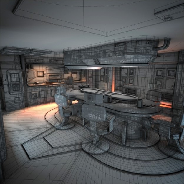 Spaceship Interior HD 1 3D model_5