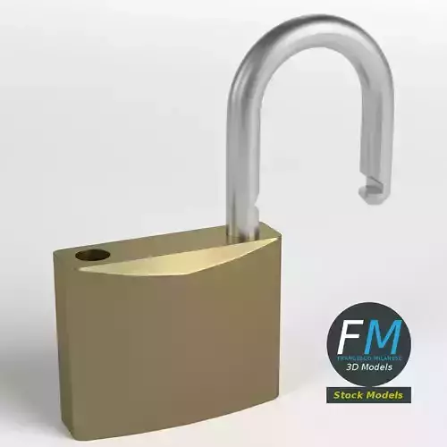 Openable padlock