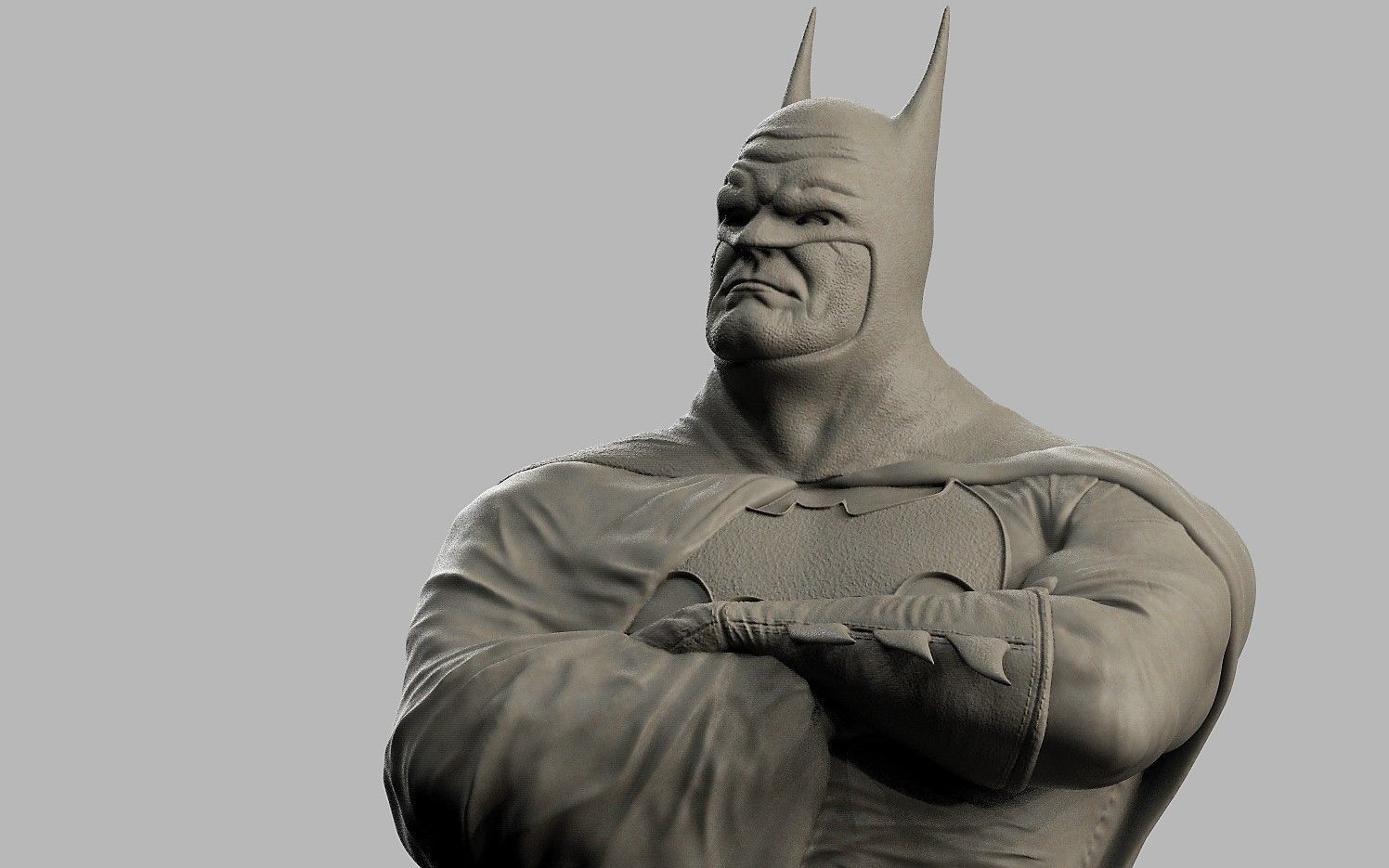 BATMAN BUST 3D print model_2