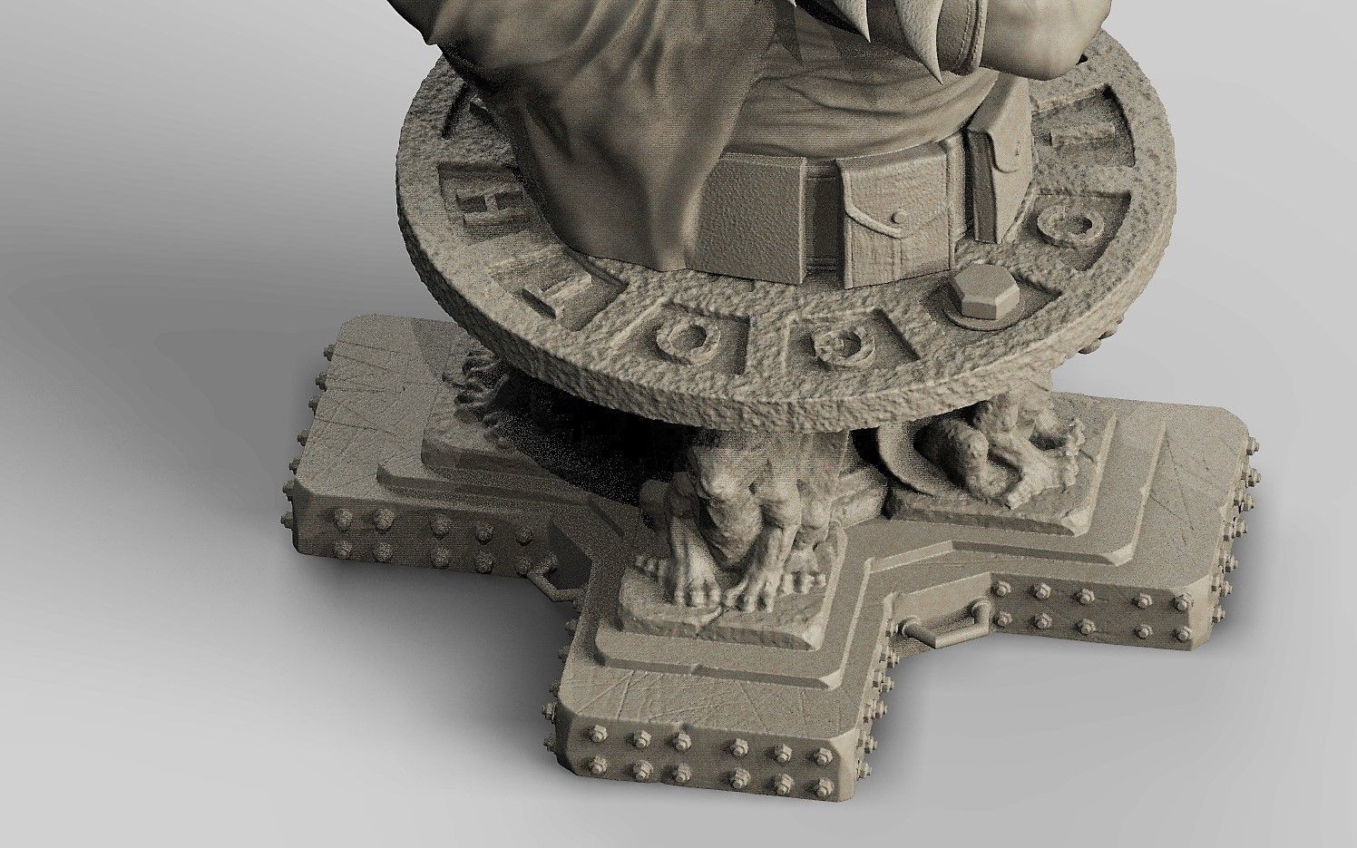 BATMAN BUST 3D print model_5