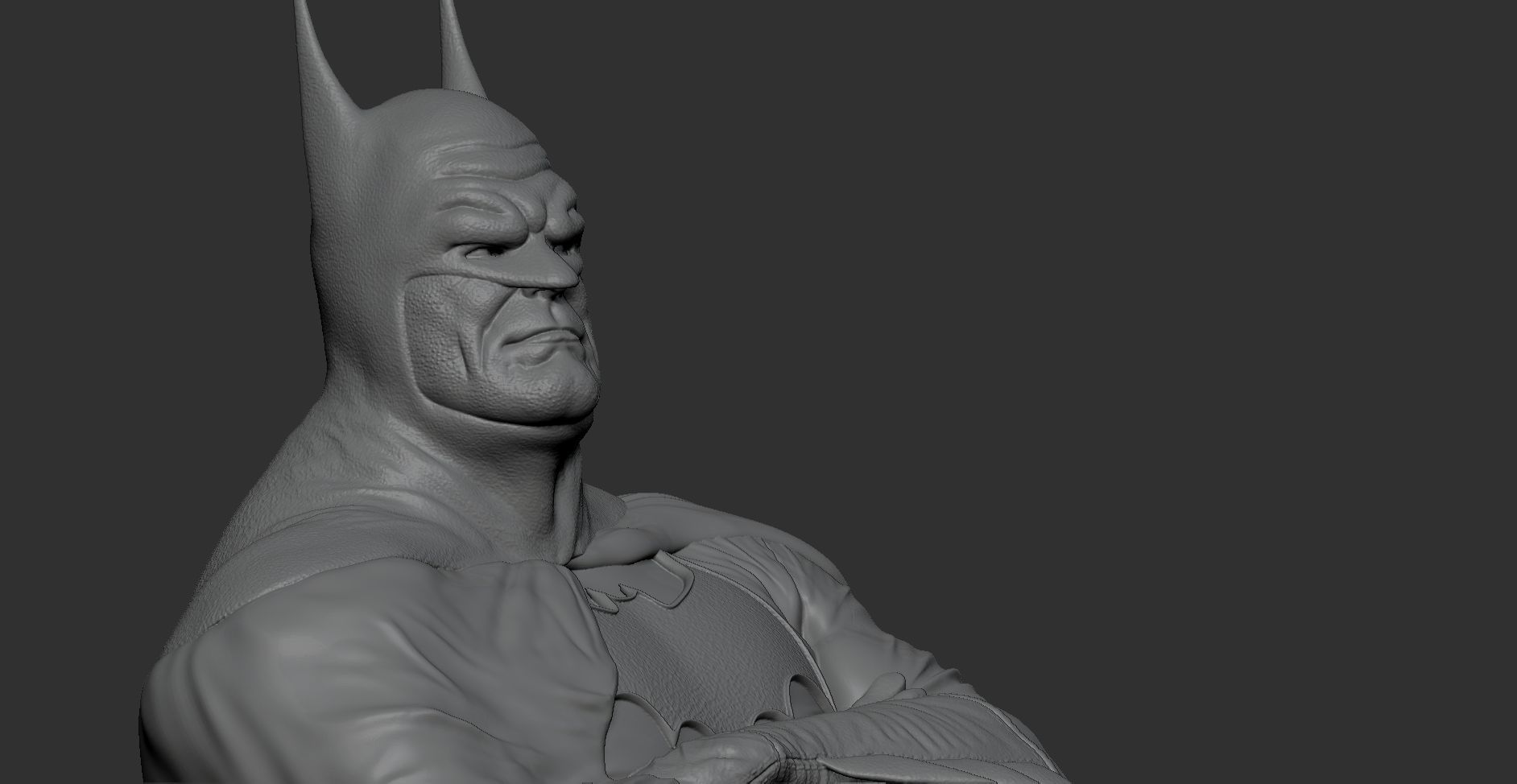 BATMAN BUST 3D print model_6