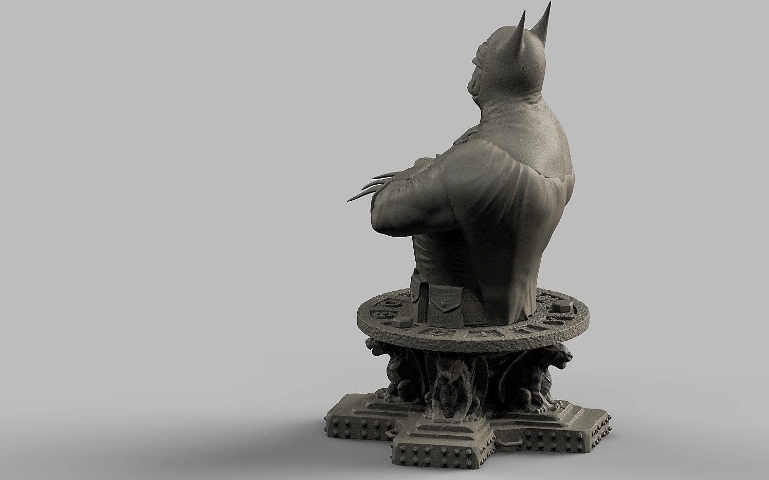 BATMAN BUST 3D print model_4