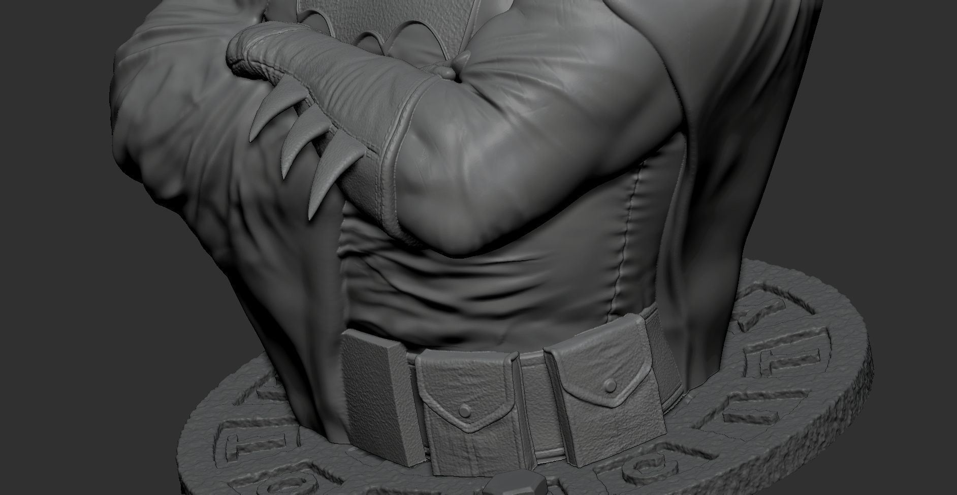 BATMAN BUST 3D print model_7