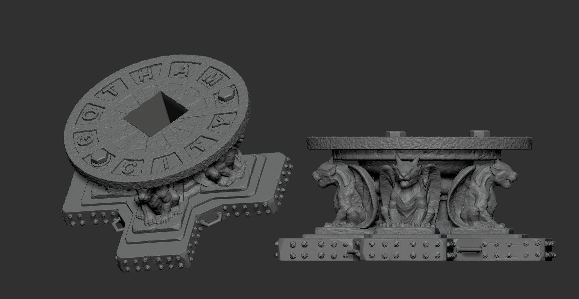 BATMAN BUST 3D print model_10