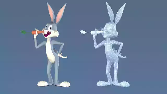 BUGS BUNNY LOONEY TOON 3D model