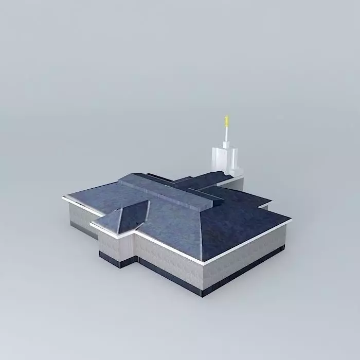 LDS.Templo Mormon, Sydney Australia , 28th operating temple Free 3D model_0