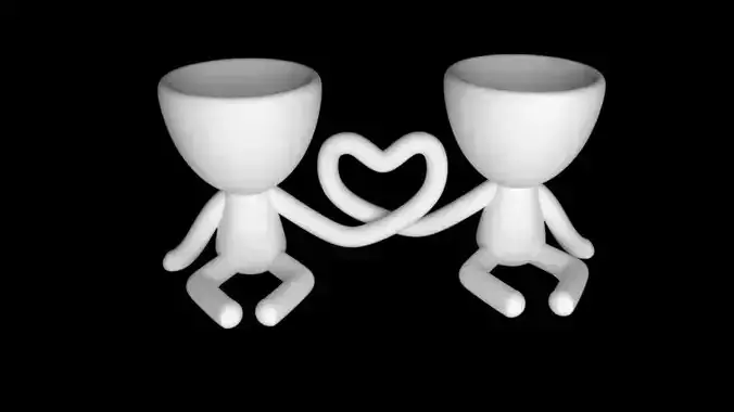 Pack with 6 pots for 3D priting