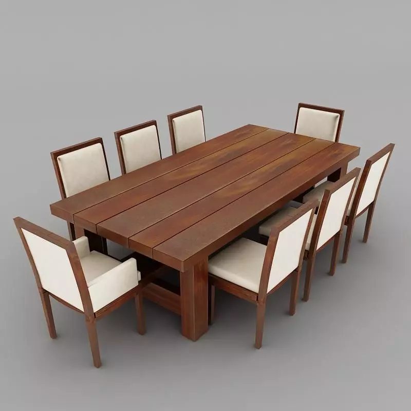 dinning table 3D model_0