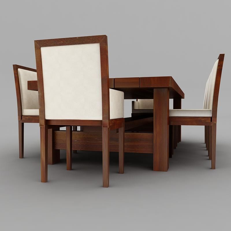 dinning table 3D model_1