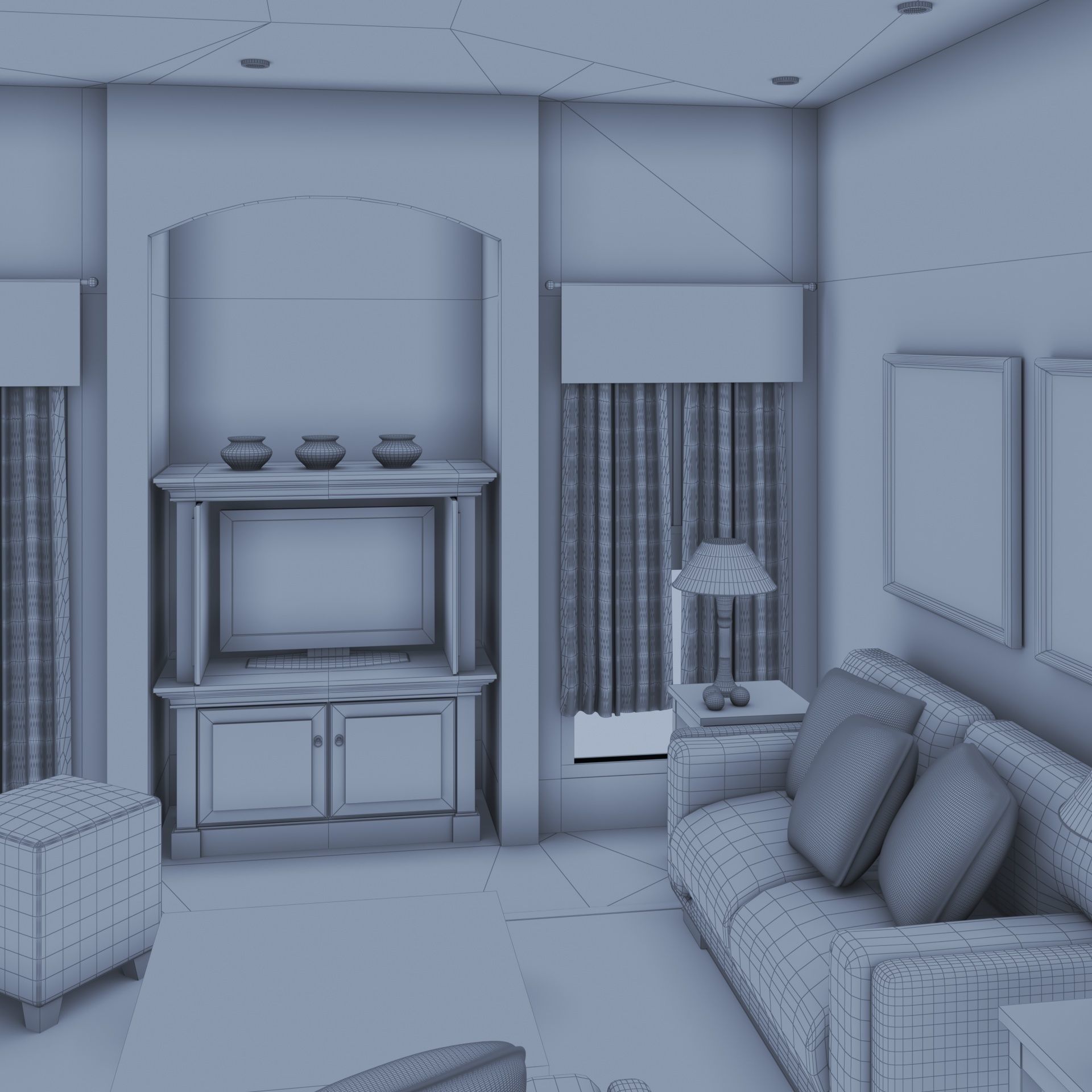 living pink 3D model_16