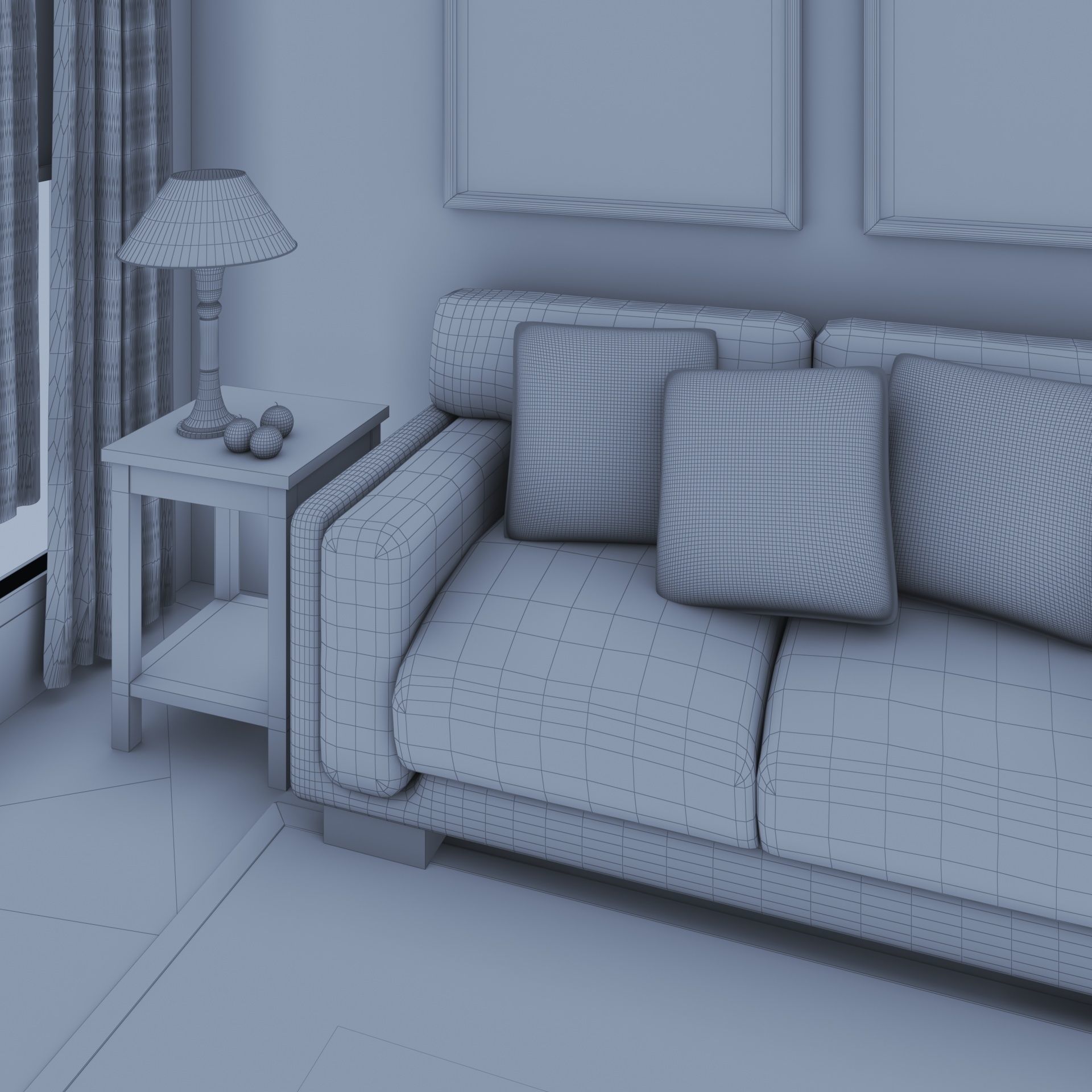 living pink 3D model_23