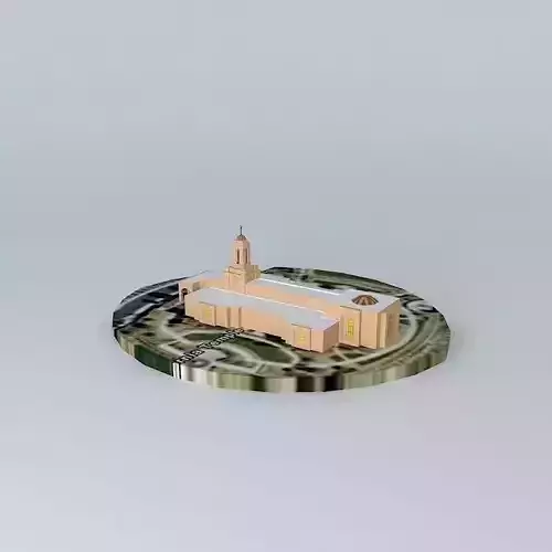 LDS. Temple Newport Beach California ,Templo Mormon.122nd. O... Free 3D model