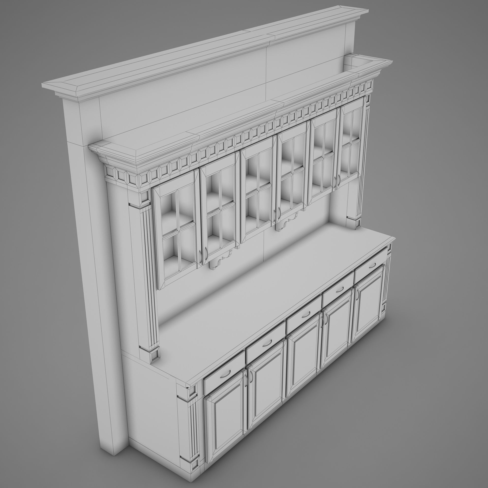 HD Bar Wall 3D model_18