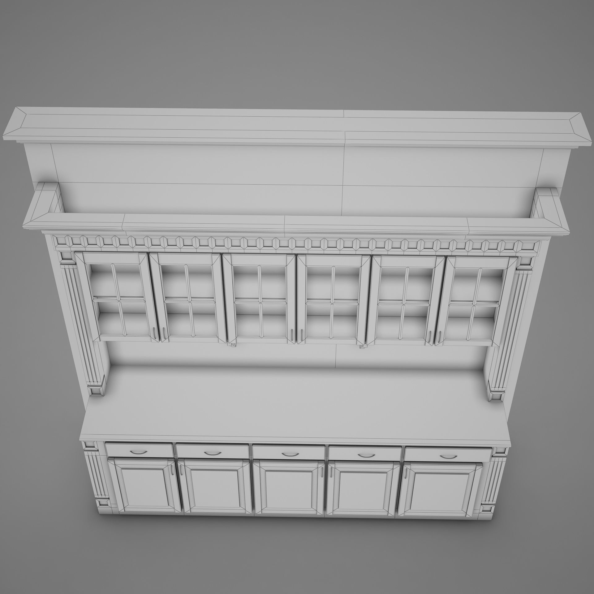 HD Bar Wall 3D model_21