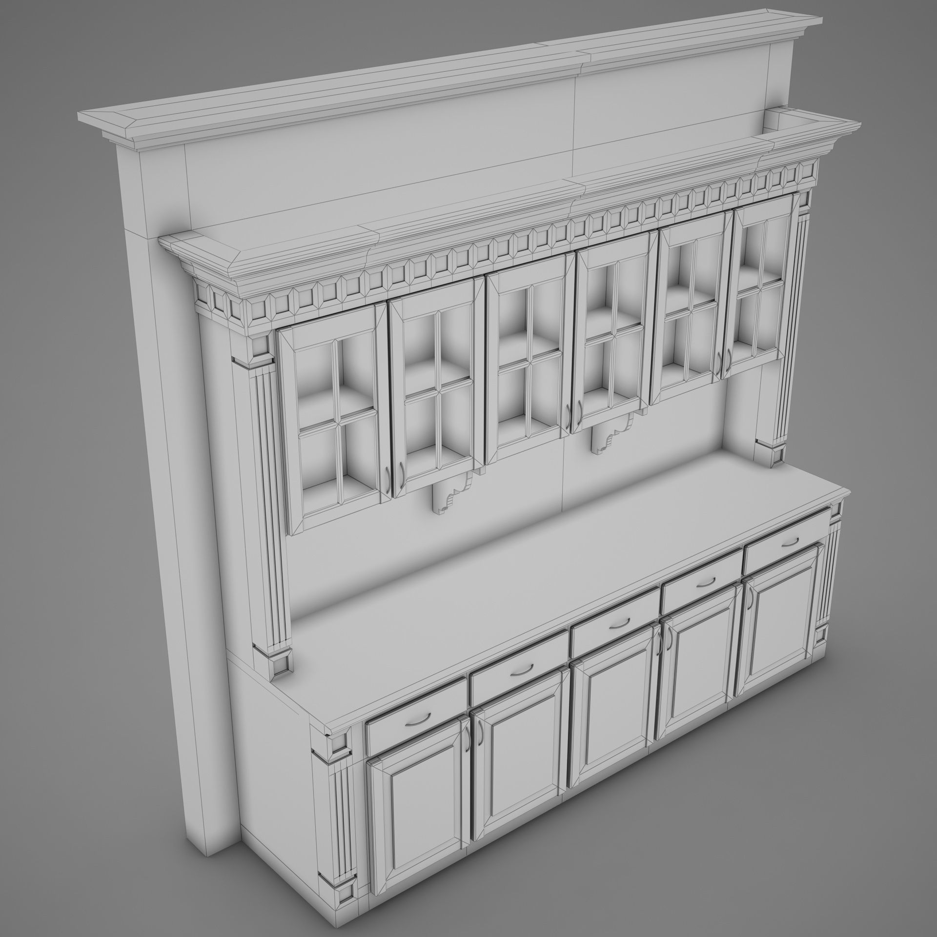 HD Bar Wall 3D model_19